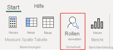 Screenshot der Schaltfläche „Rollen verwalten“.