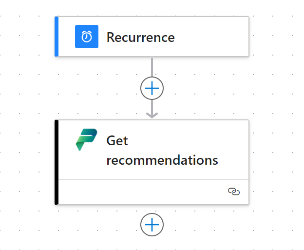 Zeigt den Connector auf einem Power Automate Arbeitsablauf an.