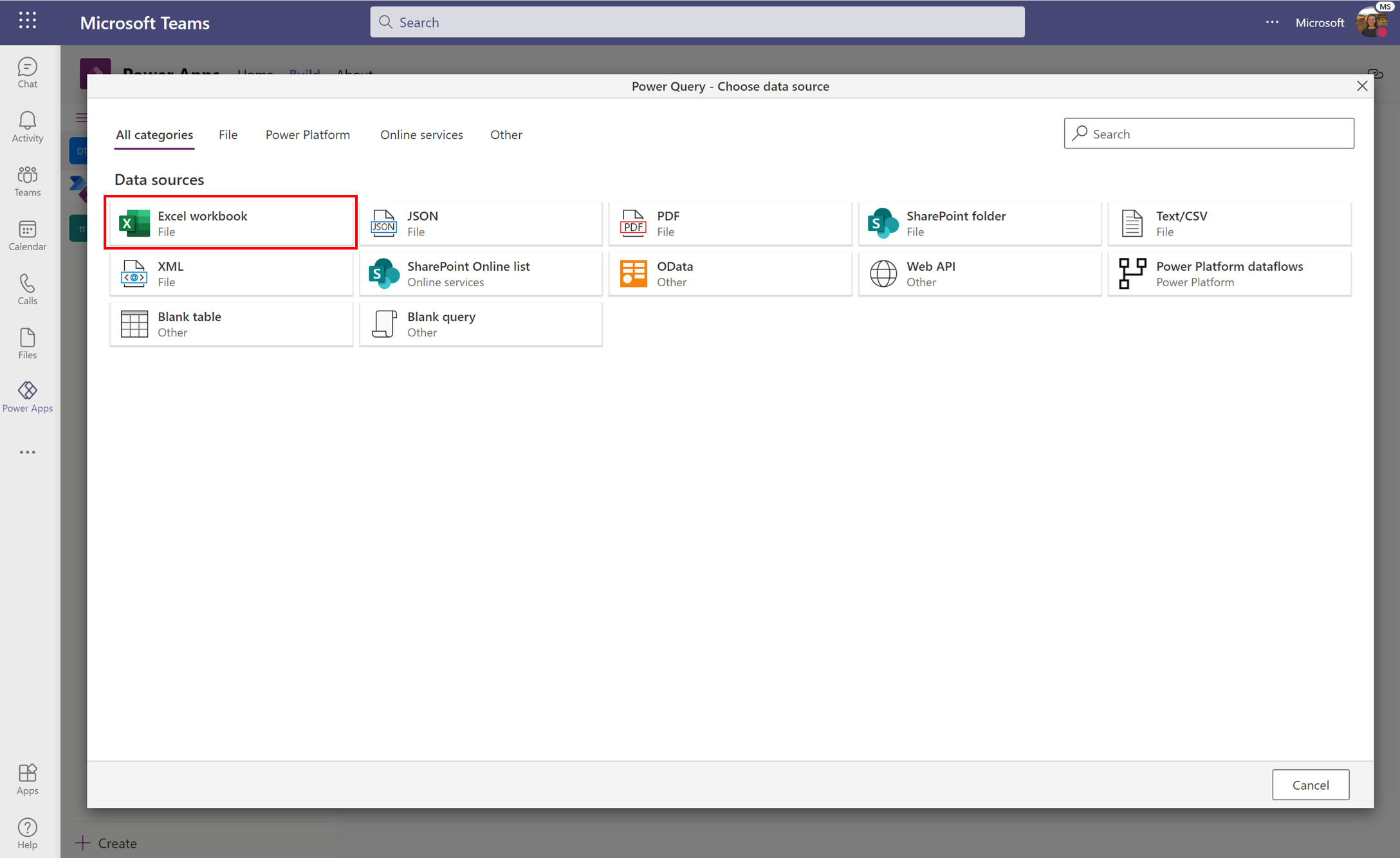 Wählen Sie einen Verbinder aus.