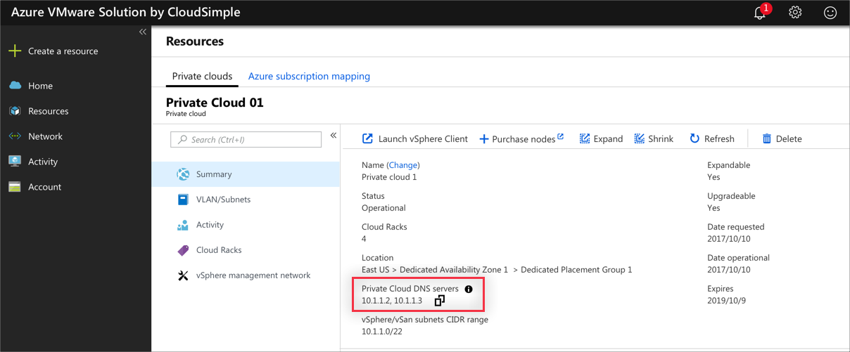 DNS-Server in der privaten Cloud