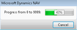 DialogOPENFunction Dialog window progress indicator