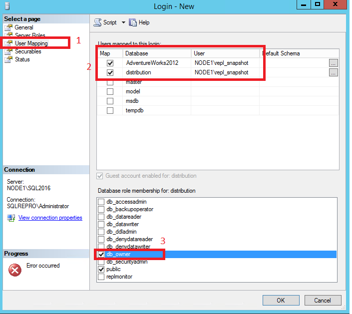 Selecting the databases and their role