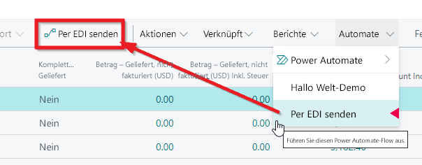 Screenshot mit einer hinzugefügten Personalisierung