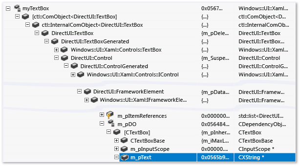 TextBox-Standardvisualisierung TextBox-Standardvisualisierung