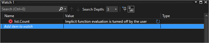 Screenshot der Aktualisierungsuhr.