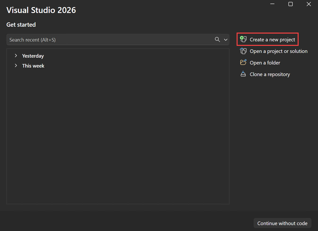 Screenshot der Option 