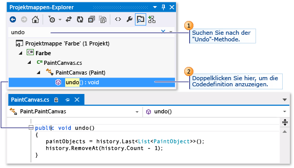 Codekarte – Code finden