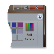 Screenshot mit der Hilfeschaltfläche.