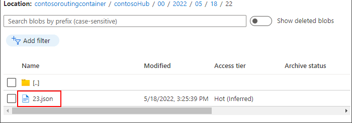 Screenshot: Suchen von weitergeleiteten Nachrichten im Speicher.