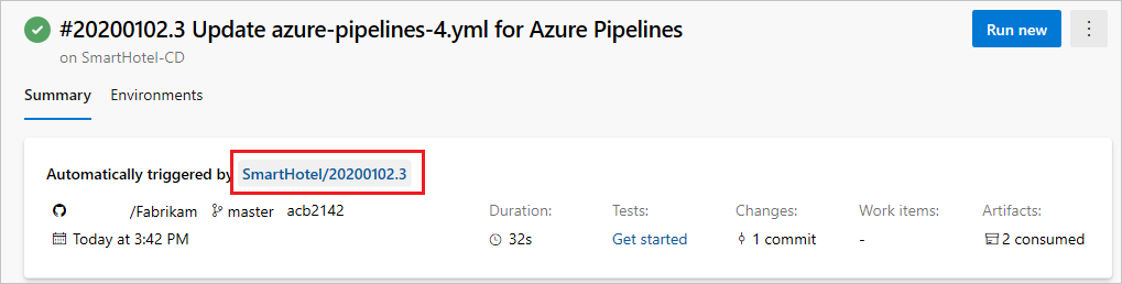 Ressourcentrigger in einer Pipeline