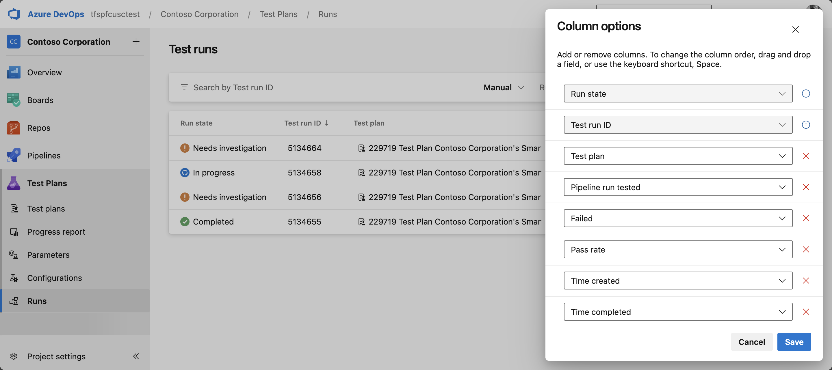 Screenshot der Position der Schaltfläche 