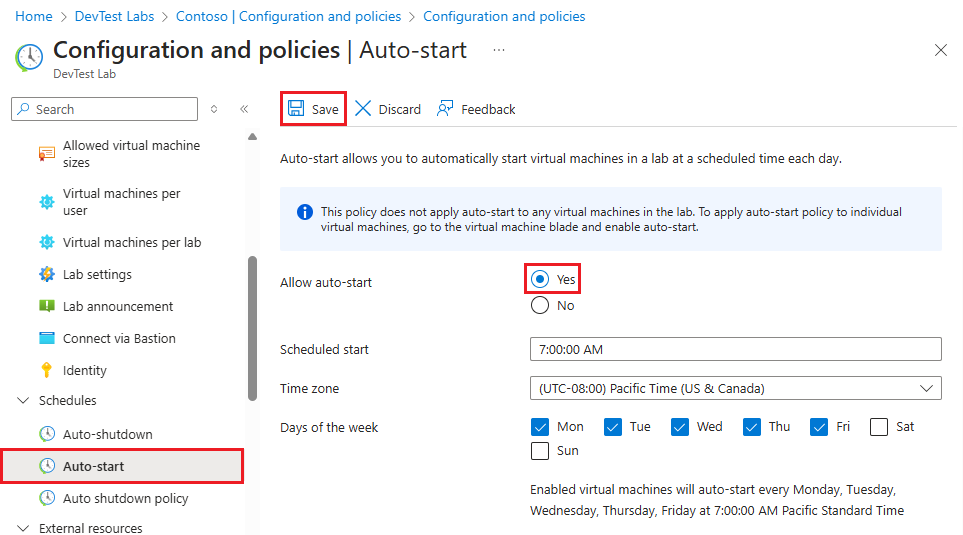 Screenshot der AutoStart-Auswahl.