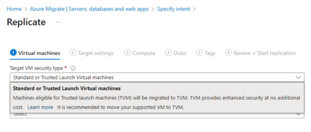Screenshot der vertrauenswürdigen virtuellen Computer.