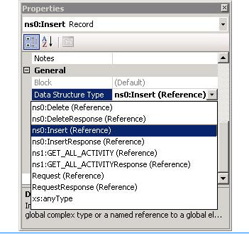 Zuordnen untergeordneter Knoten zum Anfordern des Schemas