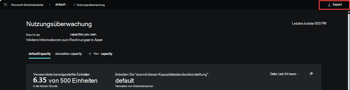 Screenshot: Schaltfläche 