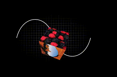 Bilder eines animierten Würfels