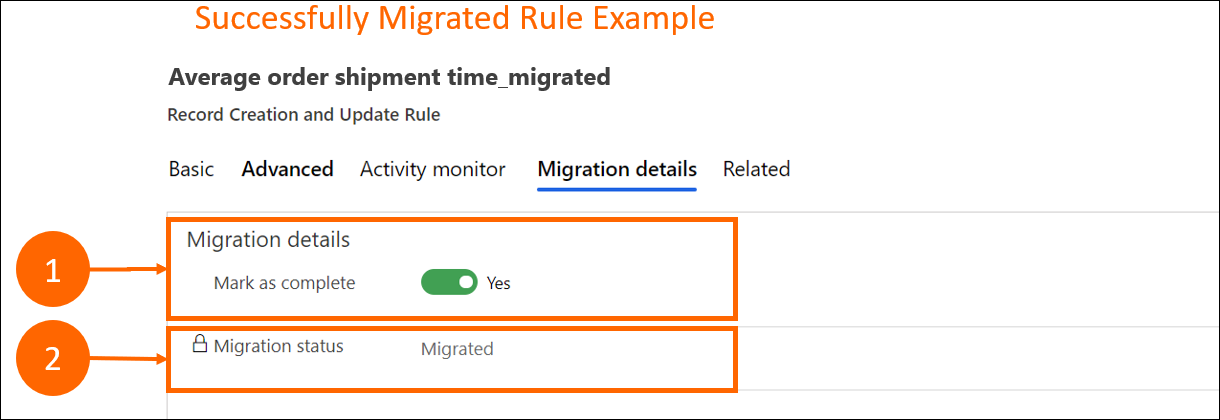 Migrationstool – Schritt 6 – Migrationsstatus.