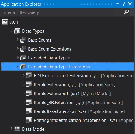 Application Explorer.