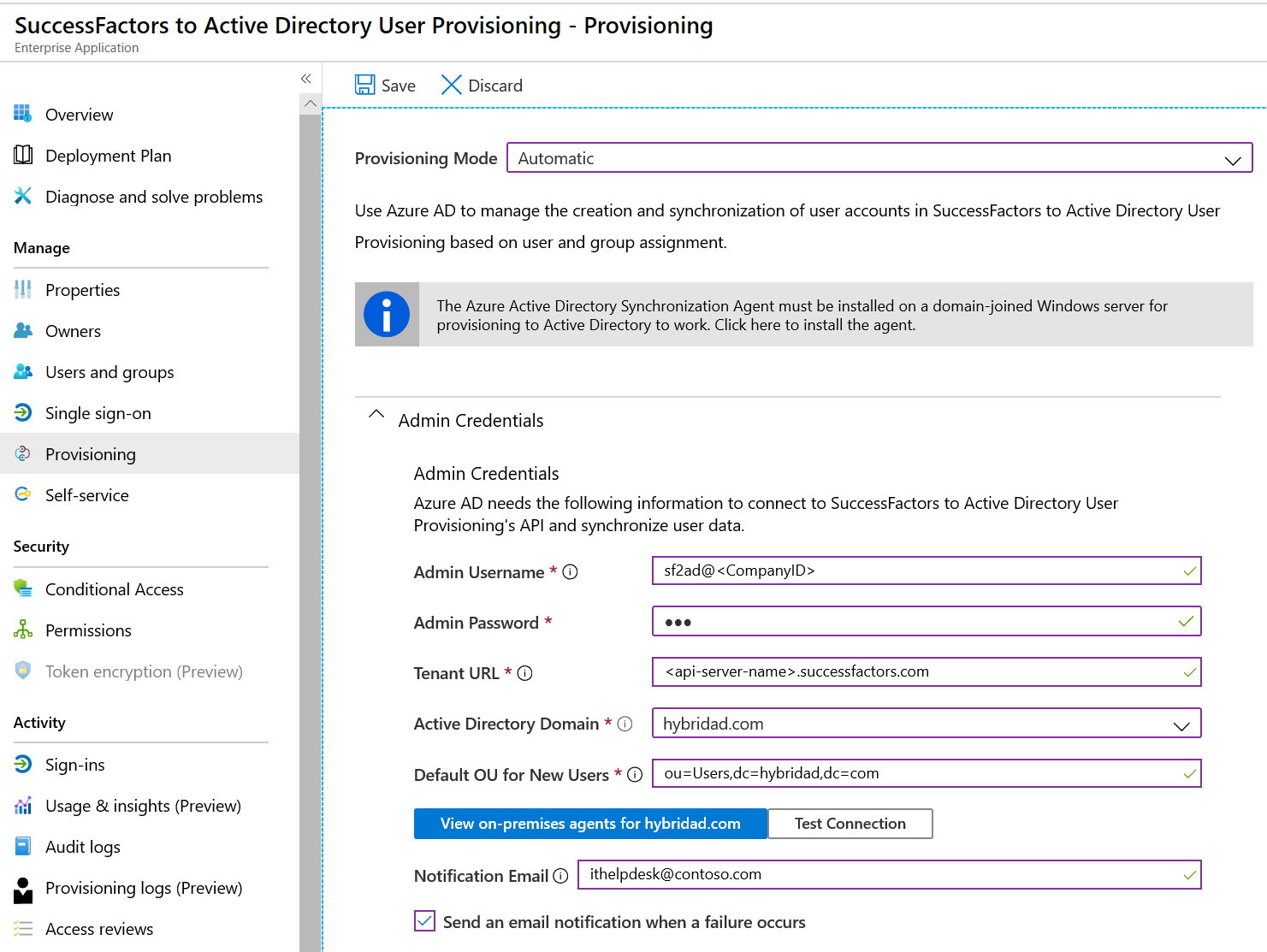 Entra Admin Center