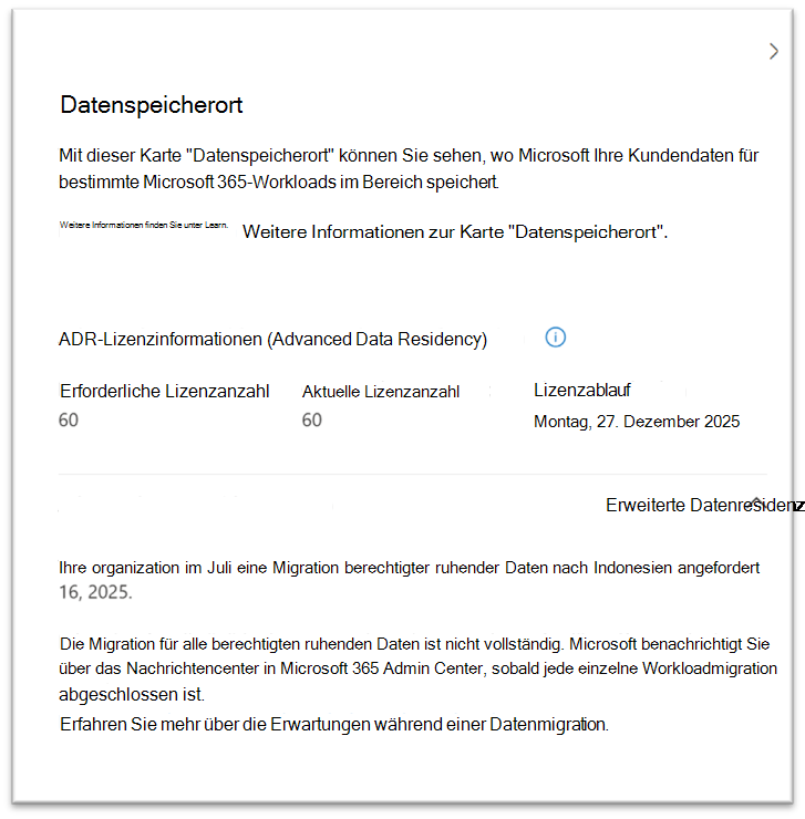 Screenshot der Ansicht 