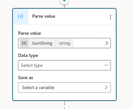 Screenshot mit der Auswahl der zu analysierenden Variable.