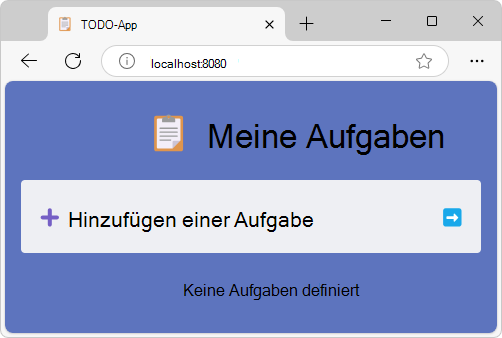 Demo der DevTools TODO-App