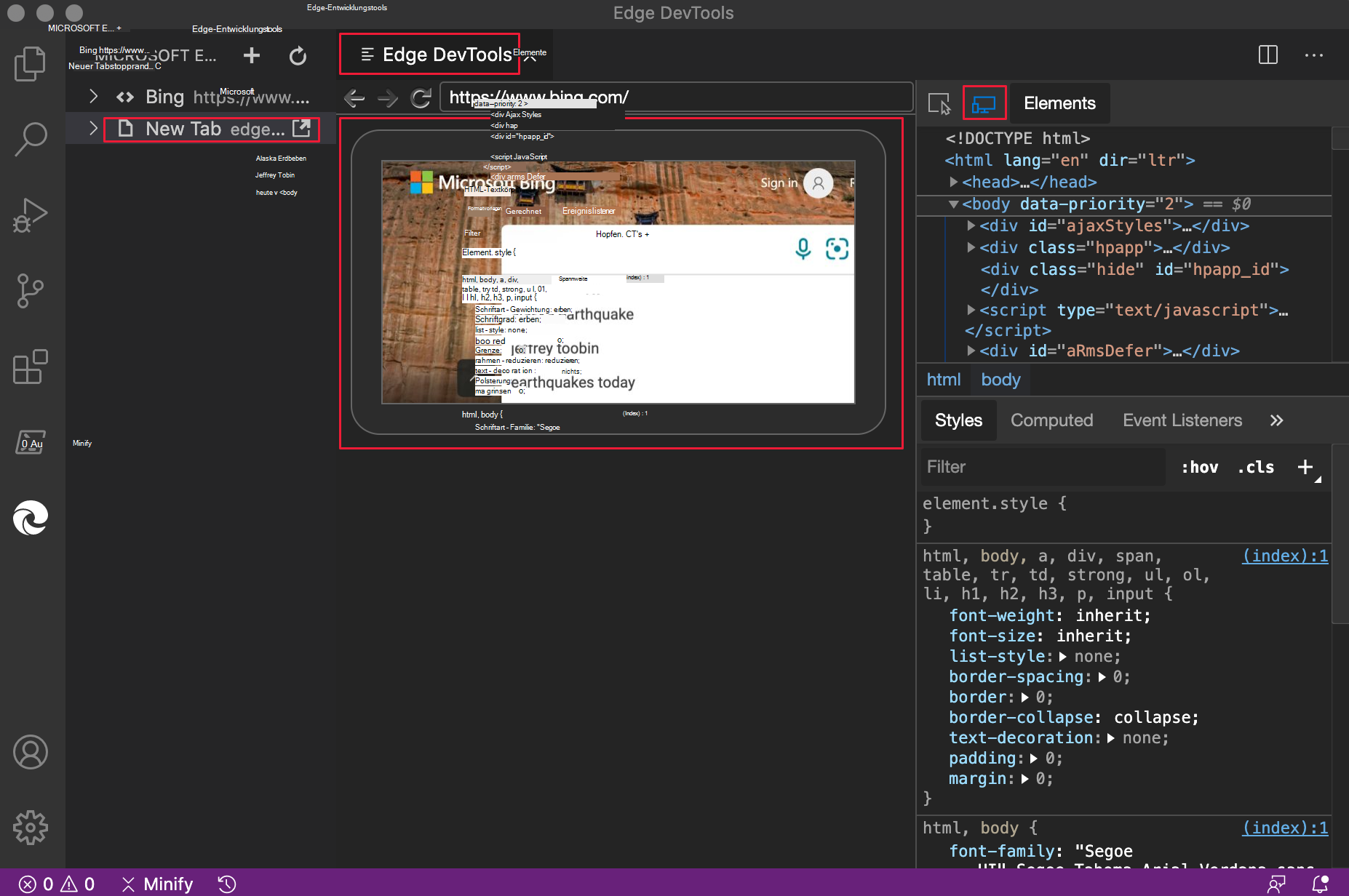 Verwenden der Erweiterung im headless-Modus
