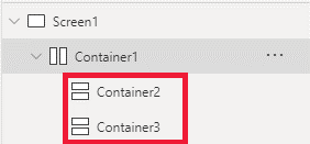 Vertikale Container hinzufügen