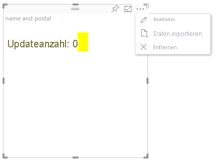 Screenshot, der zeigt, wie der Bearbeitungsmodus geöffnet wird.
