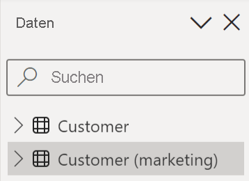 Dialogfeld, das das Angeben von Deduplizierungsregeln ermöglicht, die beim Laden aus einem semantischen Power BI-Modell oder Analysis Services-Modell angewendet werden sollen