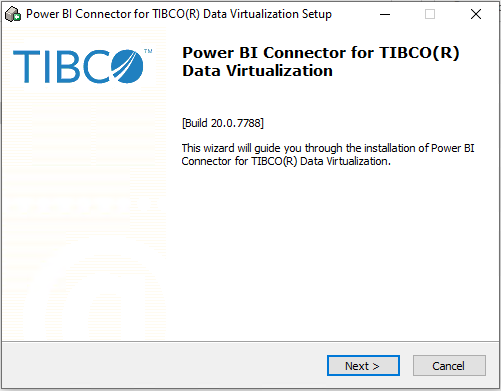 Screenshot des Setupdialogfelds für die TDV-Installation.