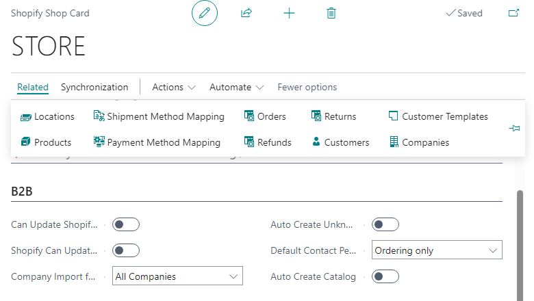 Shopify&nbsp;– Shop-Karte