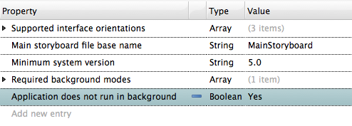 Deaktivieren der Ausführung des Hintergrunds