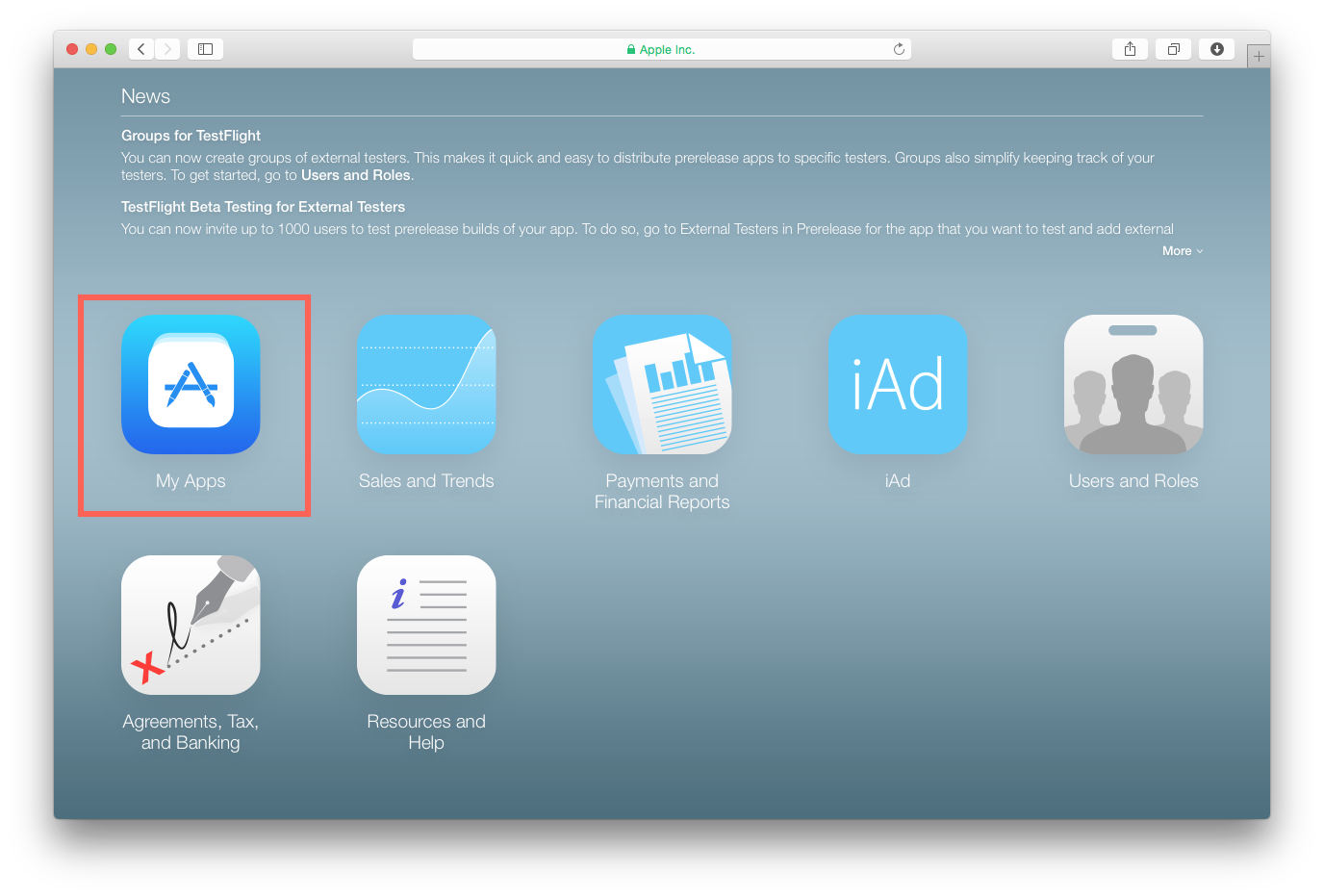 Select My Apps