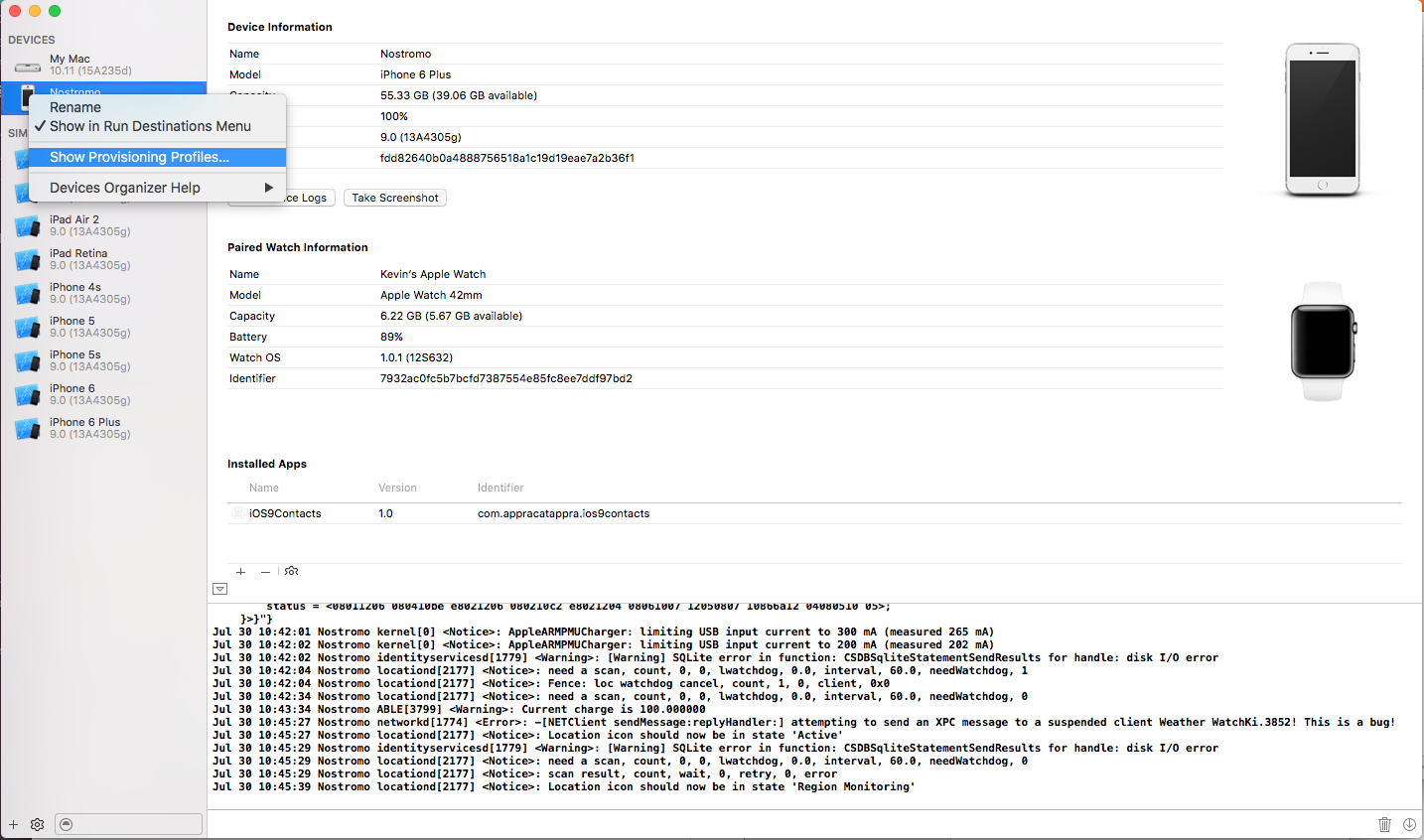 SShow-Bereitstellungsprofile