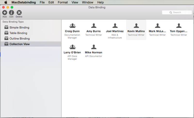 Beispiel für die ausgeführte App Beispiel für die ausgeführte App
