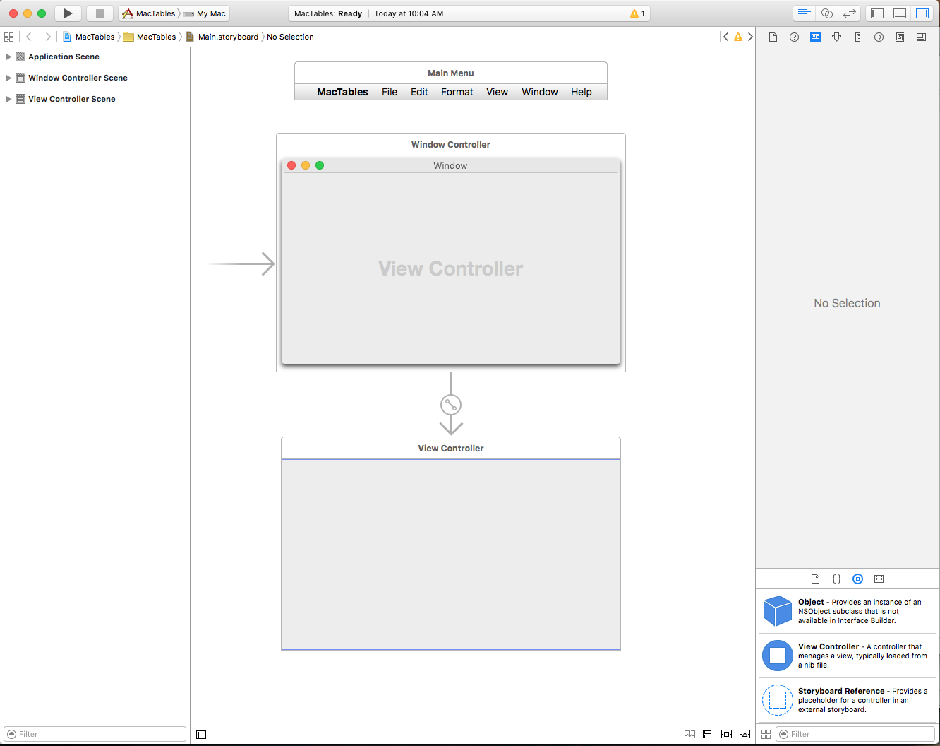 Bearbeiten der Benutzeroberfläche in Xcode