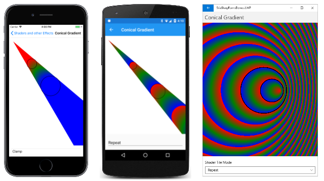 Konischer Farbverlauf Konischer Farbverlauf