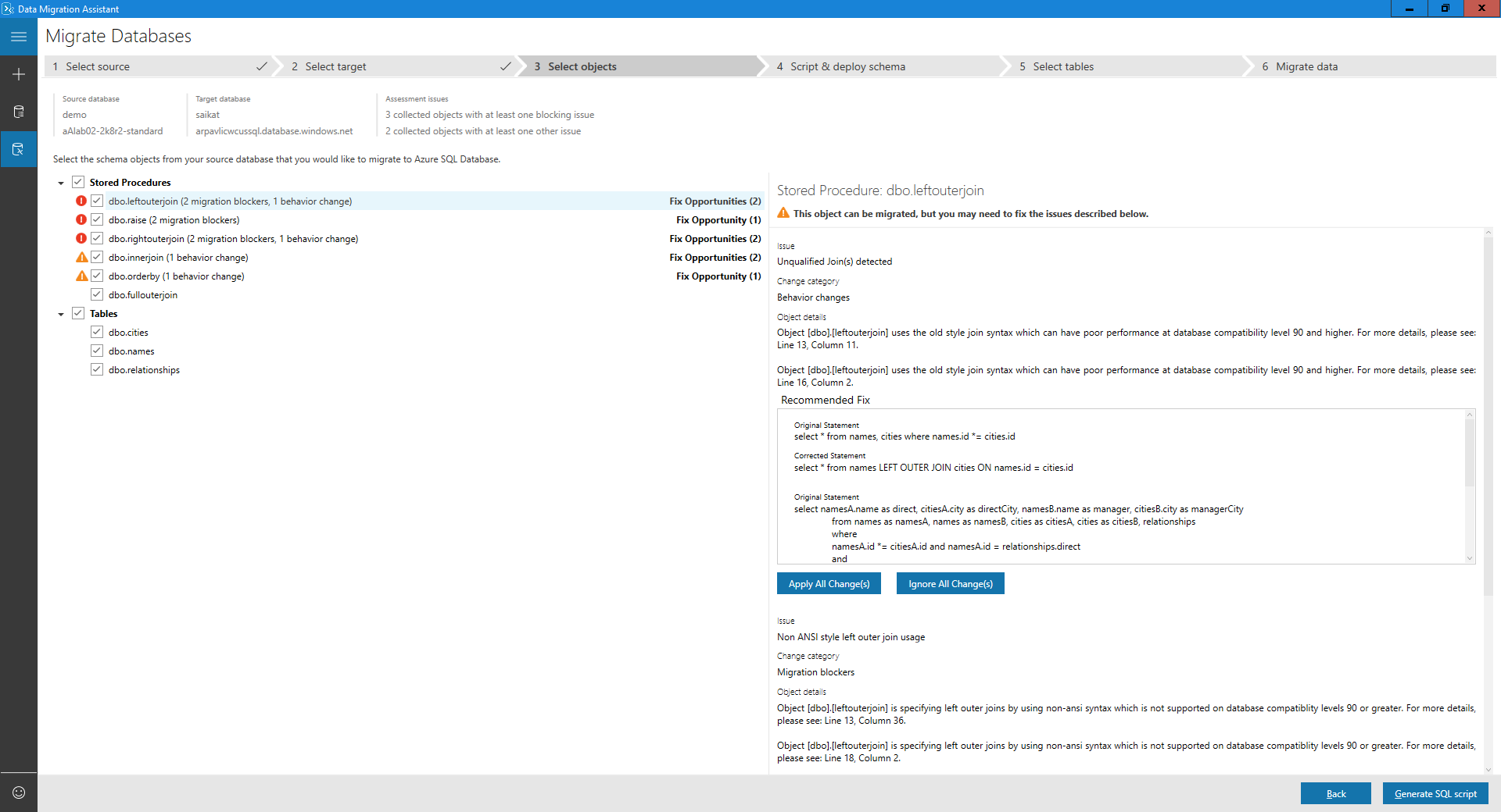 Screenshot: Vorgeschlagene Korrektur