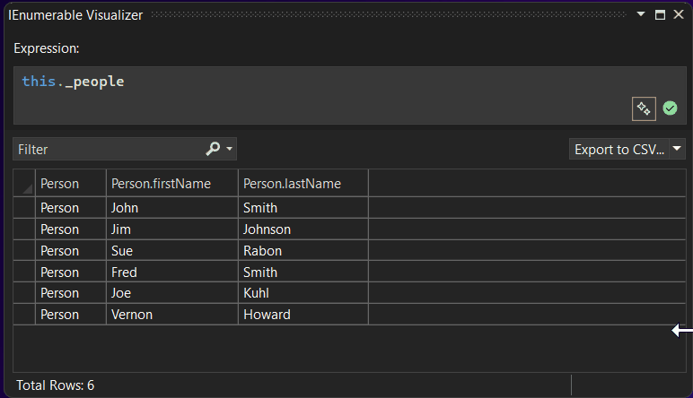 Screenshot der Schaltfläche 