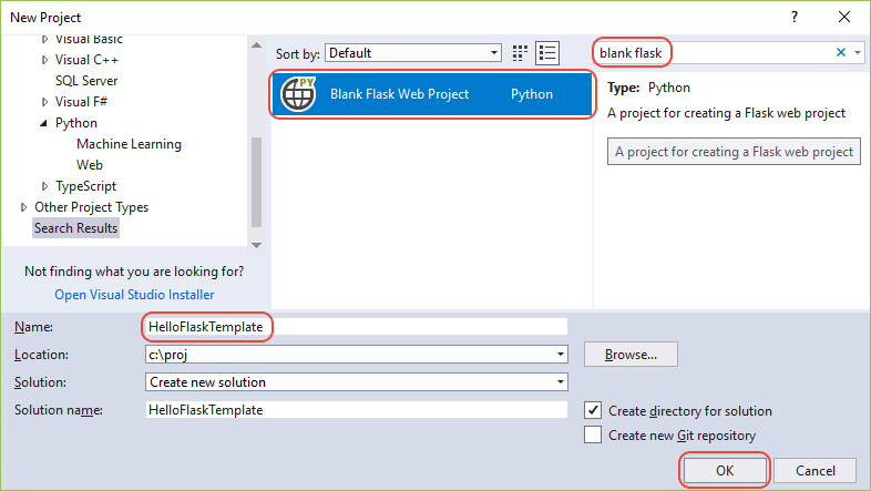 Schnellstart: Ein Python-Projekt aus einer Vorlage erstellen - Visual ...