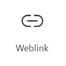 Abbildung des Kartensymbols „Weblink“.