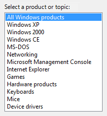Screenshot einer unorganisierten Liste