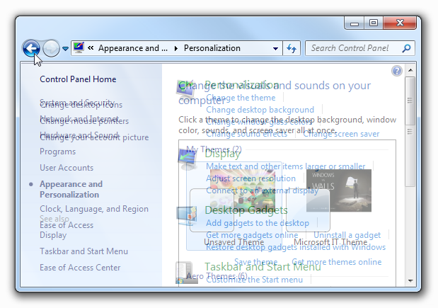 Screenshot eines Dialogfelds, das in einem anderen 