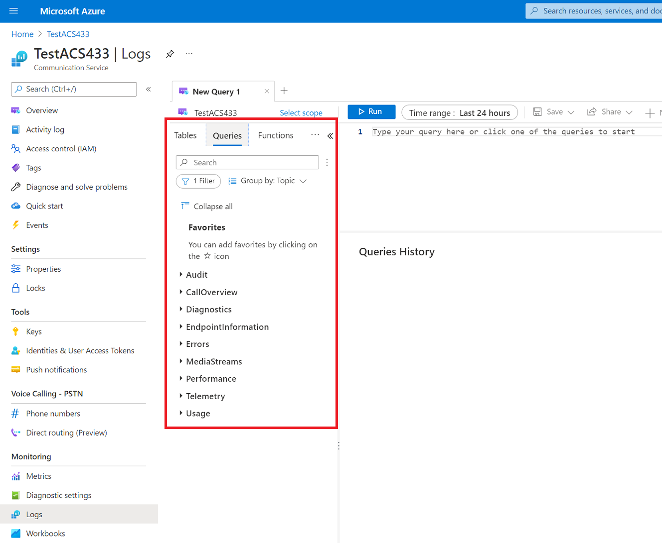 Log Analytics-Anfragen in Ressource