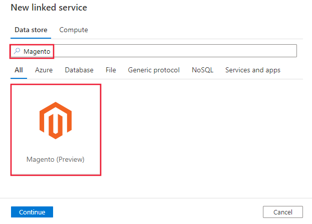 Screenshot des Magento-Connectors