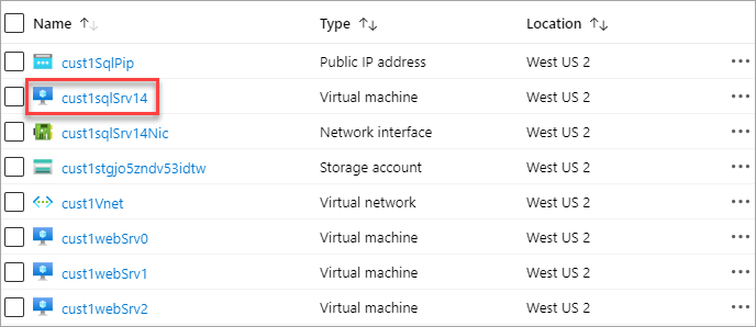 Bereitstellen der Ressourcengruppe in Azure.