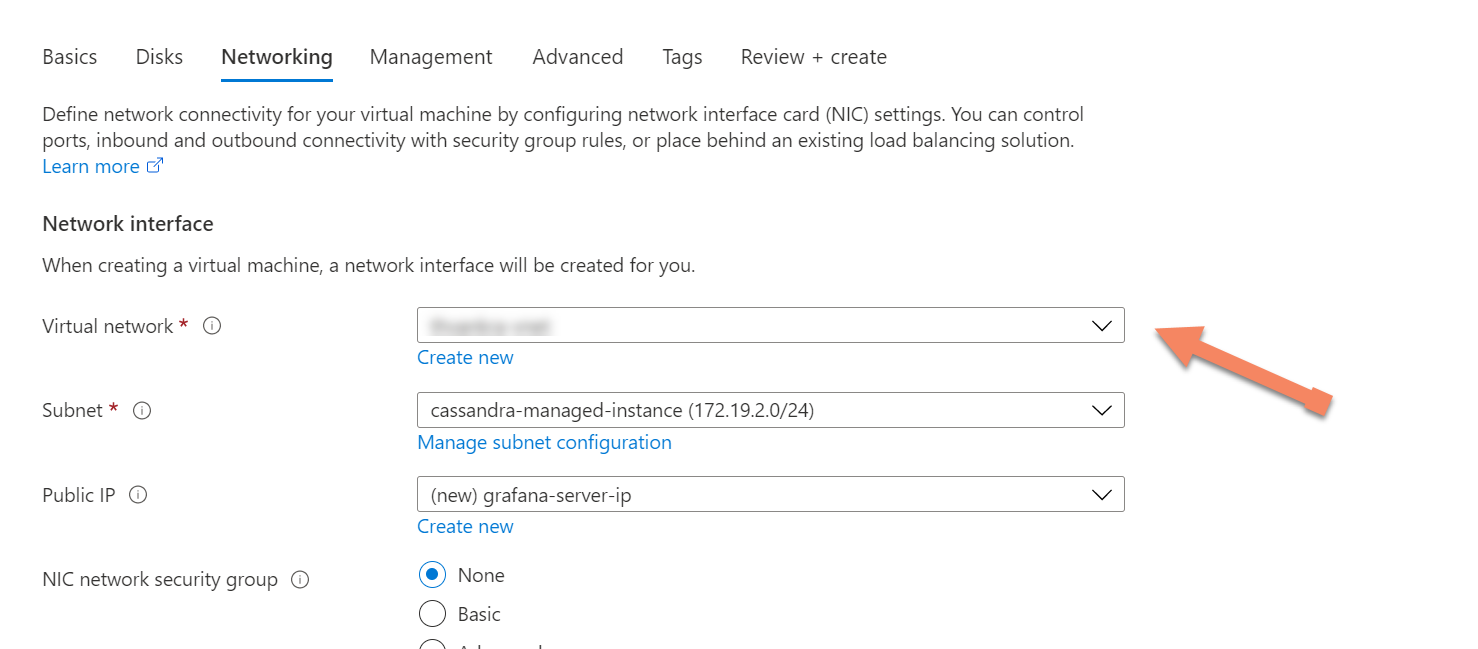 Screenshot der Konfiguration der Netzwerkeinstellungen des Ubuntu-Servers.