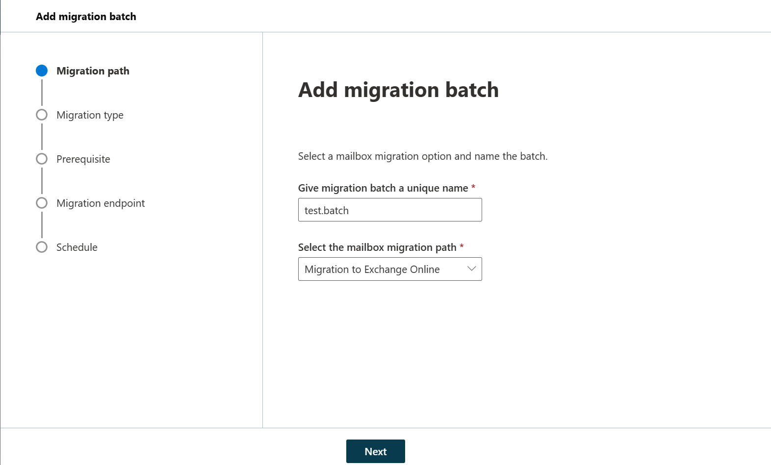 Migrationsbatch hinzufügen