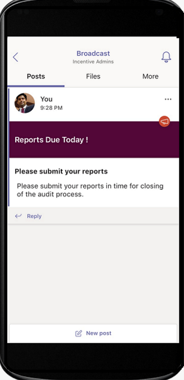 Screenshot: Seite zur Mobile-Ankündigung